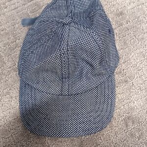 Blue Blue Japan Woven Pure Indigo Yokoshiro Sashiko Baseball Cap Adjustable